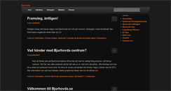 Desktop Screenshot of bjurhovda.se