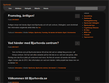 Tablet Screenshot of bjurhovda.se